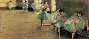 Leçon de danse Edgar Degas Peinture à l'huile